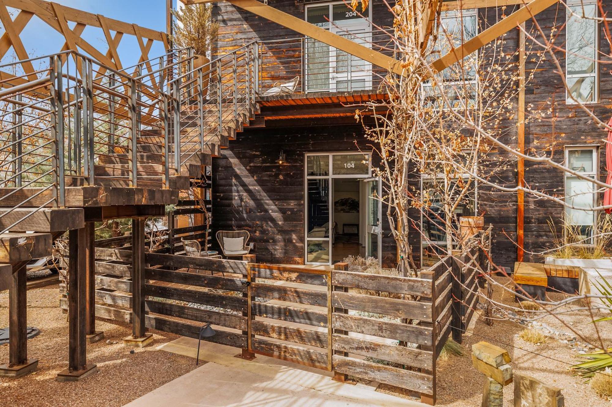 Modern Baca Railyard With Terrace *